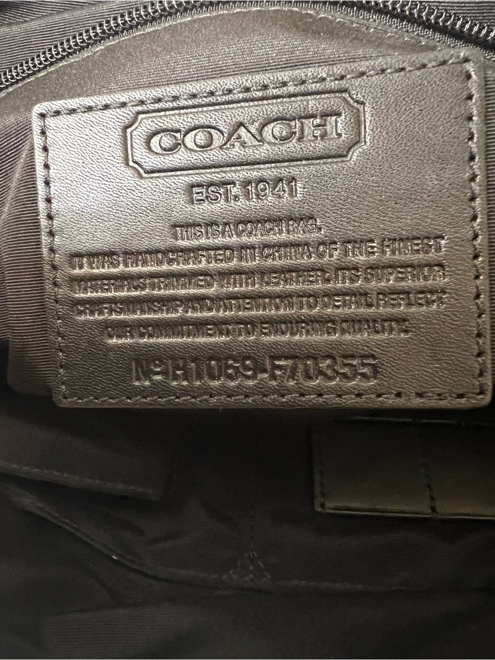 Coach Large Unisex Messenger Bag EUC - Picture 4 of 16